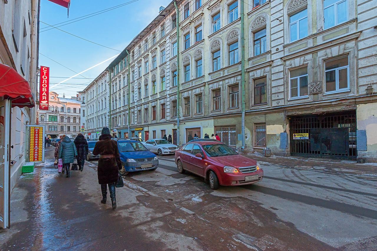 Aparts in Big City Kazanskaya Aparthotel Sankt Petersburg Exteriör bild